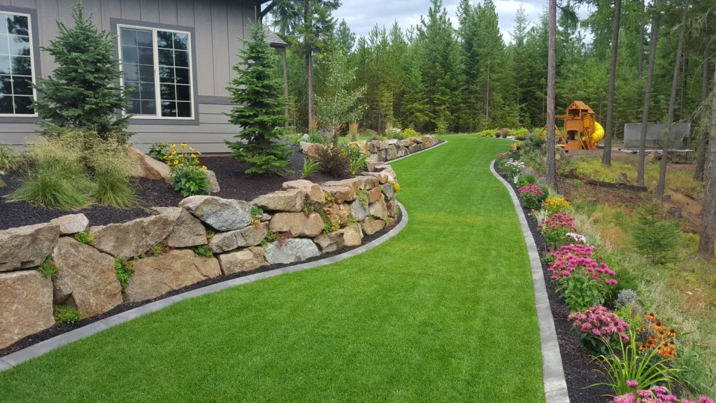 North Idaho landscape built by Outdoors by Design