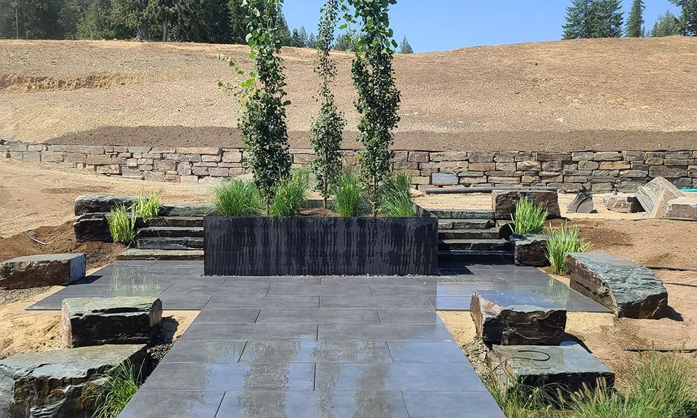 North Idaho landscape built by Outdoors by Design