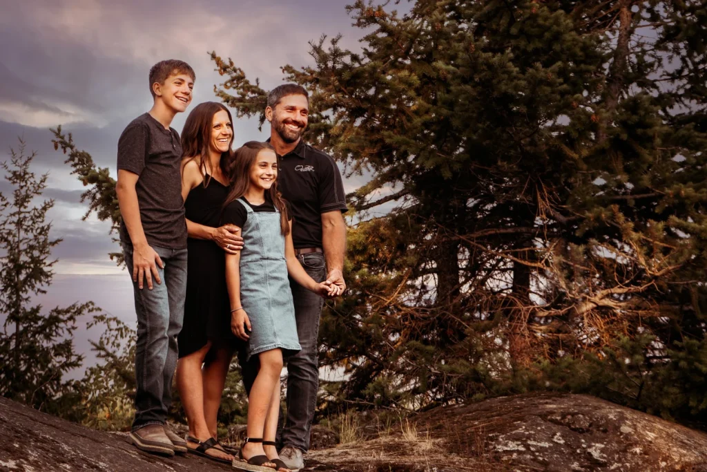 The Liermann family of Outdoors by Design
