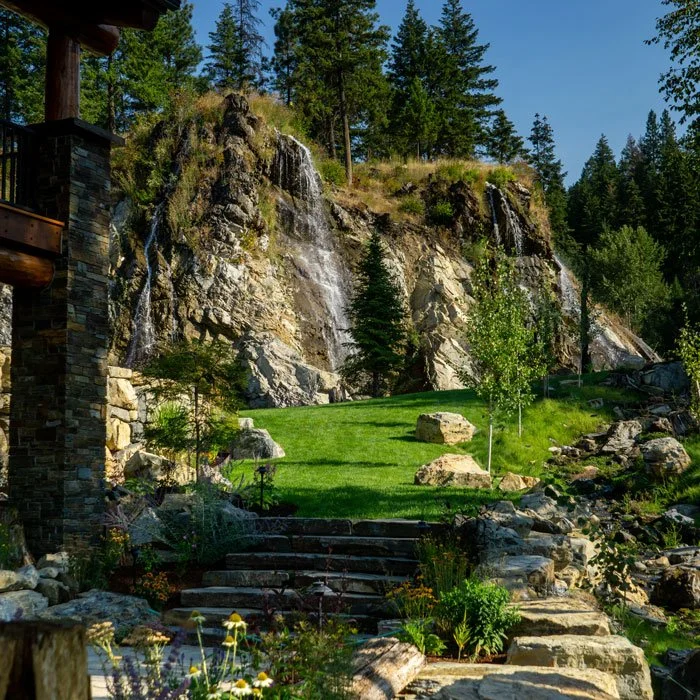 North Idaho landscape built by Outdoors by Design
