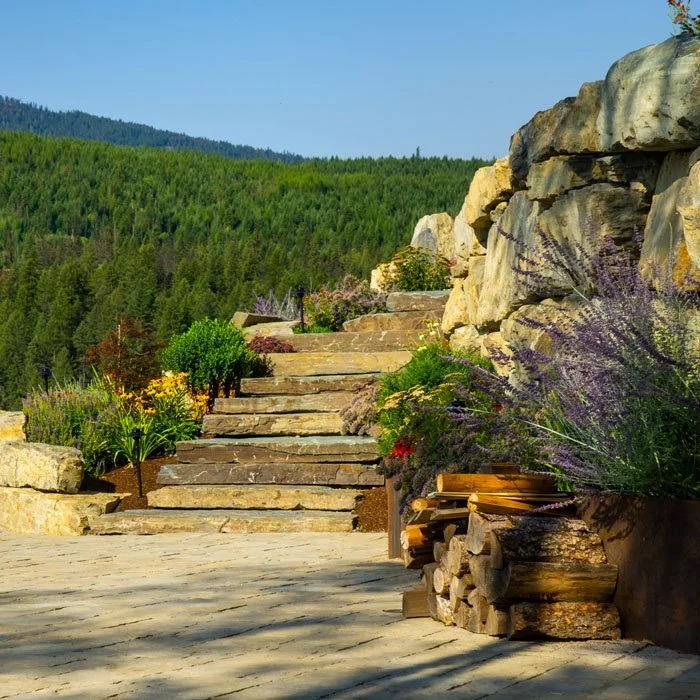 North Idaho landscape built by Outdoors by Design